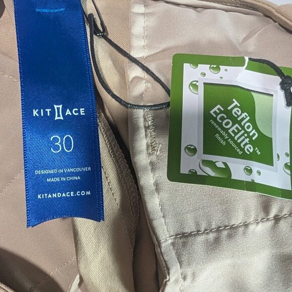 NWT Kit And Ace | Navigator Commute Pants Slim Fit In Sand (30x33) - Picture 6 of 11